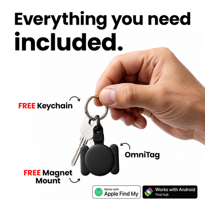 OmniTag Mini — Smart Tracker for Apple Find My & Android